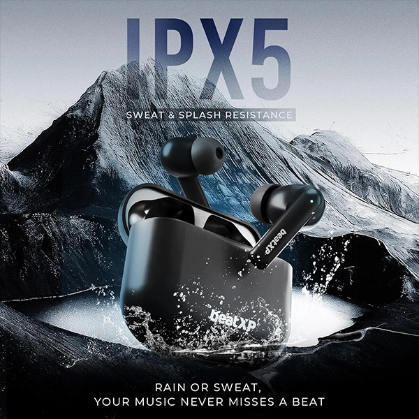 beatXP Vibe XPods Bluetooth True Wireless Earbuds - White - White