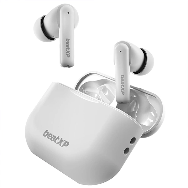 beatXP Vibe XPods Bluetooth True Wireless Earbuds - White - White