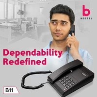 beetel Beetel B11 Corded Landline Phone - White - White