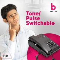 beetel Beetel B11 Corded Landline Phone - White - White