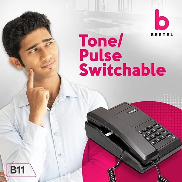 beetel Beetel B11 Corded Landline Phone - White - White