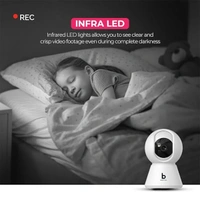 beetel Beetel CC3 360° 3MP Full HD Smart Wi-Fi CCTV Home Security Camera with Night Vision