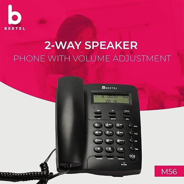 beetel Beetel M56 Caller ID Corded Landline Phone