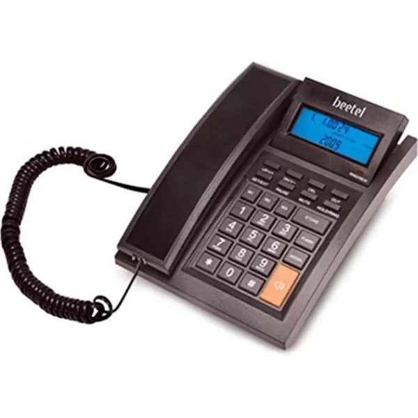 beetel Beetel M64 Caller ID Landline Phone - Black - Black