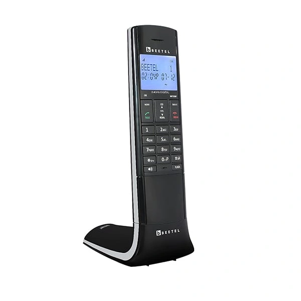beetel Beetel X95 Flagship Designer Cordless 2.4GHz Landline - Black Red - Black Red