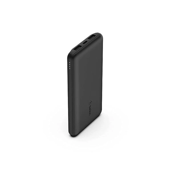 Belkin 10000 mAh Slim Power Bank with 1 USB-C and 2 USB-A Ports to Charge 3 Devices Simultaneously - Rose Gold - Rose Gold