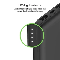 Belkin 10000 mAh Slim Power Bank with 1 USB-C and 2 USB-A Ports to Charge 3 Devices Simultaneously - Rose Gold - Rose Gold
