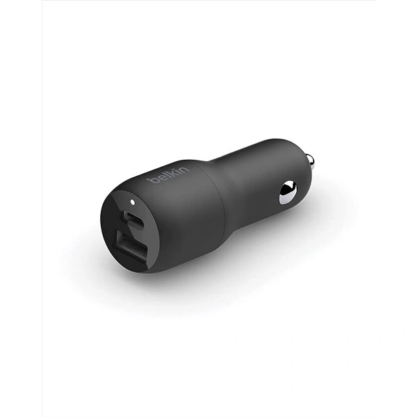 Belkin 37W Dual Port (USB-C & USB-A) Fast Charger - Black