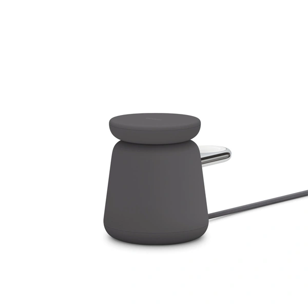 Belkin BoostCharge Pro 2-in-1 Wireless Charging Dock with MagSafe - Charcoal - Charcoal