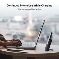 Belkin Quick Charge Magnetic Wireless Power Bank 5000mAh with Stand - White - White