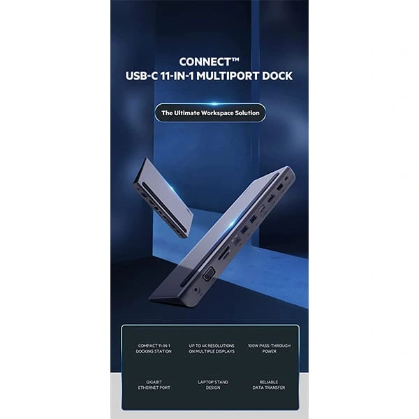 Belkin USB C Hub 11-in-1 MultiPort Adapter Dock