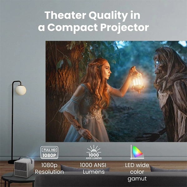 BenQ GP100 1080p 1000lm LED Portable Projector
