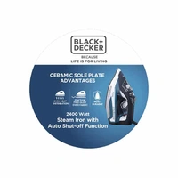 BLACK+DECKER Steam Iron Press 2400-Watt