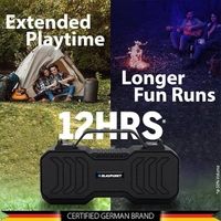 Blaupunkt Atomik BB20 Wireless Bluetooth Party Speaker - Black - Black