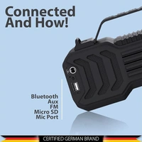 Blaupunkt Atomik BB20 Wireless Bluetooth Party Speaker - Black - Black