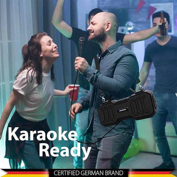 Blaupunkt Atomik BB20 Wireless Bluetooth Party Speaker - Black - Black