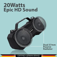 Blaupunkt Atomik BB20 Wireless Bluetooth Party Speaker - Black - Black