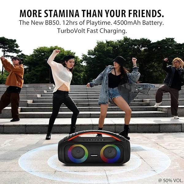 Blaupunkt Atomik BB50 Wireless Bluetooth Party Speaker 50 watts