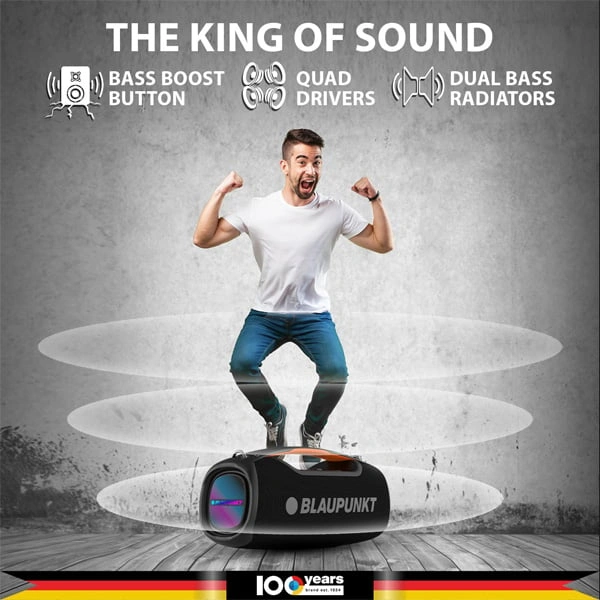 Blaupunkt Atomik Knightz 100W Boombox Speaker