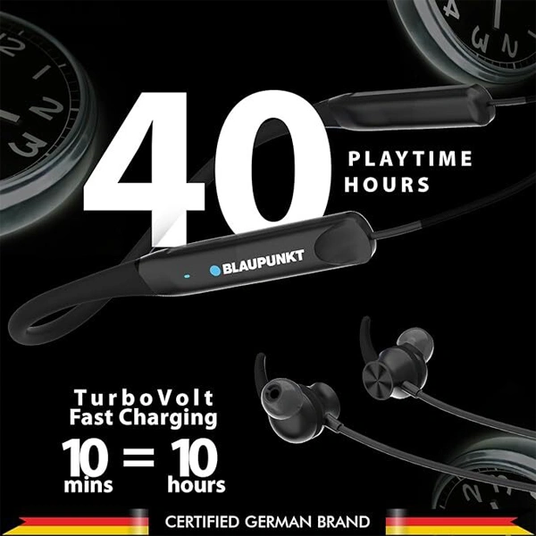 Blaupunkt BE120 Touch Wireless Neckband - Blue - Blue