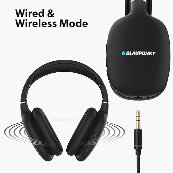 Blaupunkt BH31 Bluetooth Wireless Over Ear Headphones