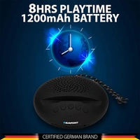 Blaupunkt BT03 Wireless Bluetooth Speaker - Blue - Blue