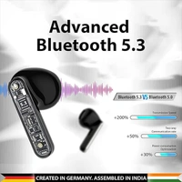 Blaupunkt BTW100 KHROME Bassbuds in Ear TWS Bluetooth Earbuds - White - White