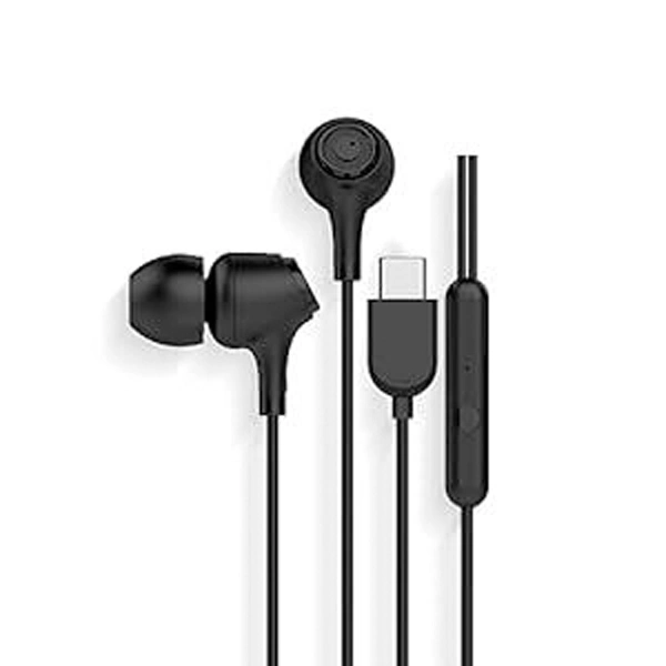 Blaupunkt EM01 in-Ear Type C Wired Earphone - Black - Black