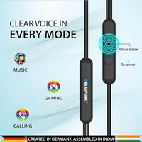 Blaupunkt EM01 in-Ear Type C Wired Earphone - Black - Black