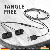 Blaupunkt EM01 in-Ear Type C Wired Earphone - Black - Black