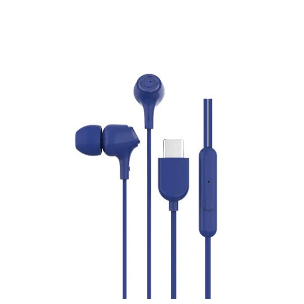 Blaupunkt EM01 in-Ear Type C Wired Earphone - Blue - Blue