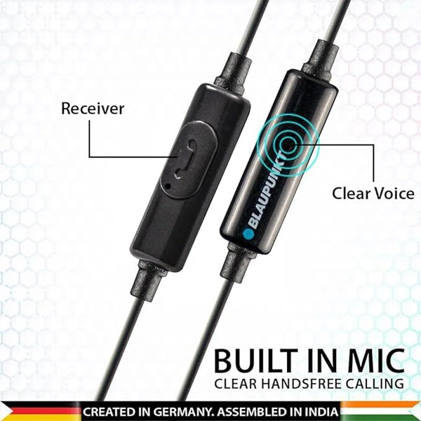 Blaupunkt EM06 in-Ear Type C Wired Earphone - Blue - Blue