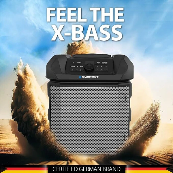 Blaupunkt Rock & ROLL PS150 Wireless Bluetooth 100W Outdoor Party Speaker