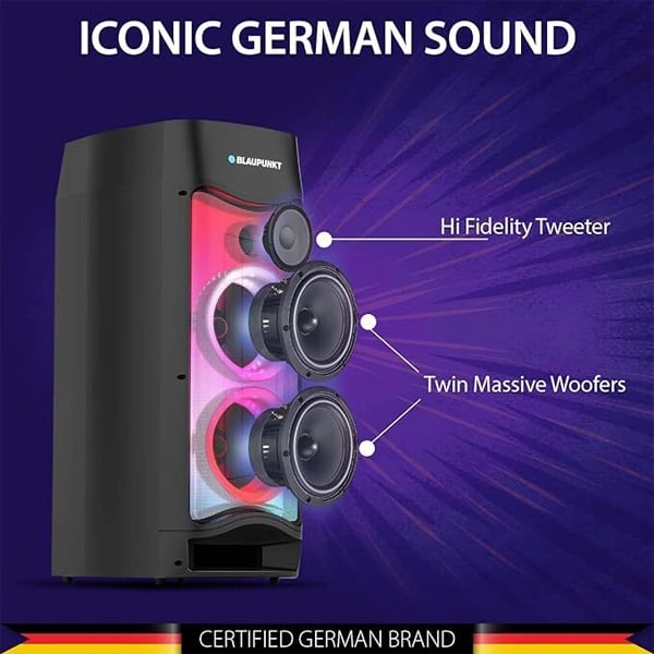 Blaupunkt Rock & ROLL PS75 Wireless Bluetooth Party Speaker