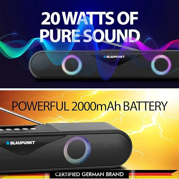 Blaupunkt SBA20 Koncert 20W Wireless Soundbar
