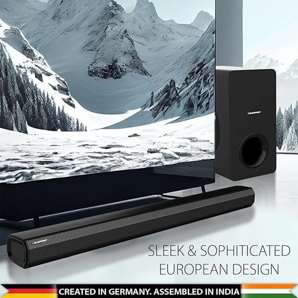 Blaupunkt SBW550 5.1 Home Theater Surround Soundbar with Rear Satellites