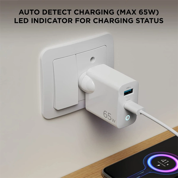 boAt 65W WCD QCPD Power Quick Charger