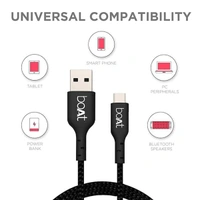 boAt A 350 Type C Cable - Red - Red