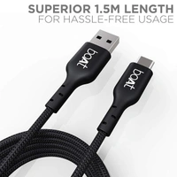 boAt A 350 Type C Cable - Red - Red