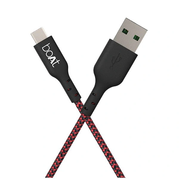 boAt A 350 Type C Cable - Red - Red