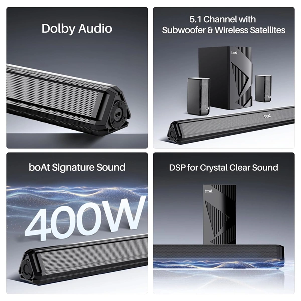 boAt Aavante Bar 3200D Pro with Dolby Audio Soundbar