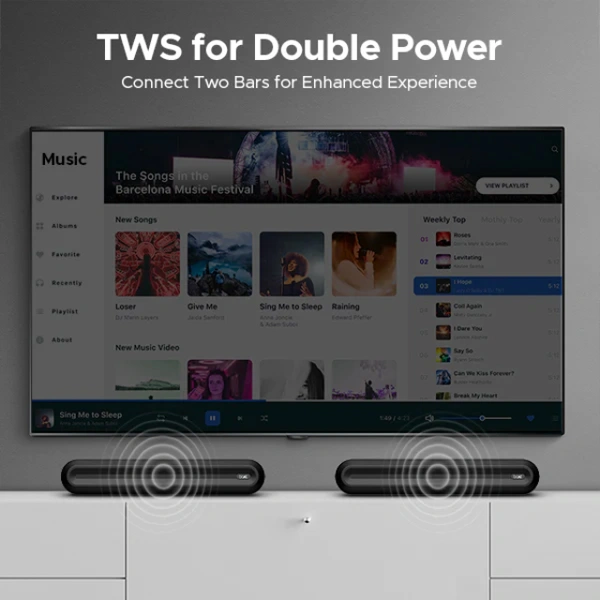 boAt Aavante Bar Aspire 10W Bluetooth Soundbar