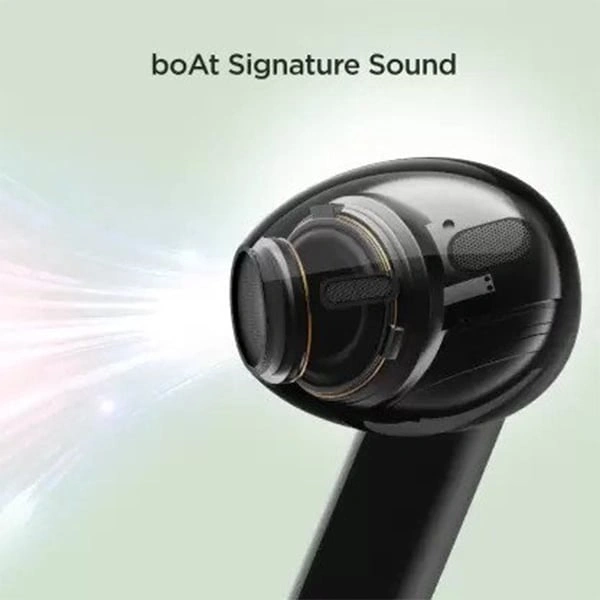boAt Airdopes 100 True Wireless Earbuds With Ultra Low Latency - Opal Black - Opal Black