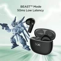 boAt Airdopes 100 True Wireless Earbuds With Ultra Low Latency - Opal Black - Opal Black