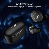 boAt Airdopes 121v2 Plus In-Ear True Wireless Earbuds - Active Black - Active Black