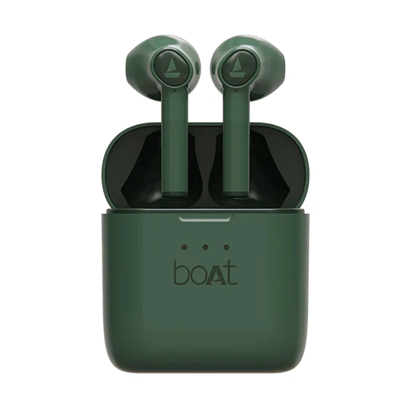 boAt Airdopes 131 Bluetooth Earbuds - Green - Green