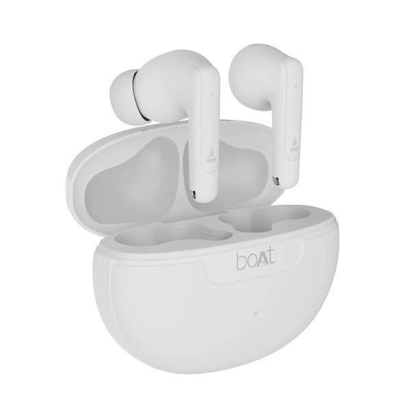 boAt Airdopes 161 ANC Wireless Earbuds - White - White