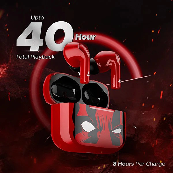 boAt Airdopes 161 Deadpool Edition Wireless Earbuds