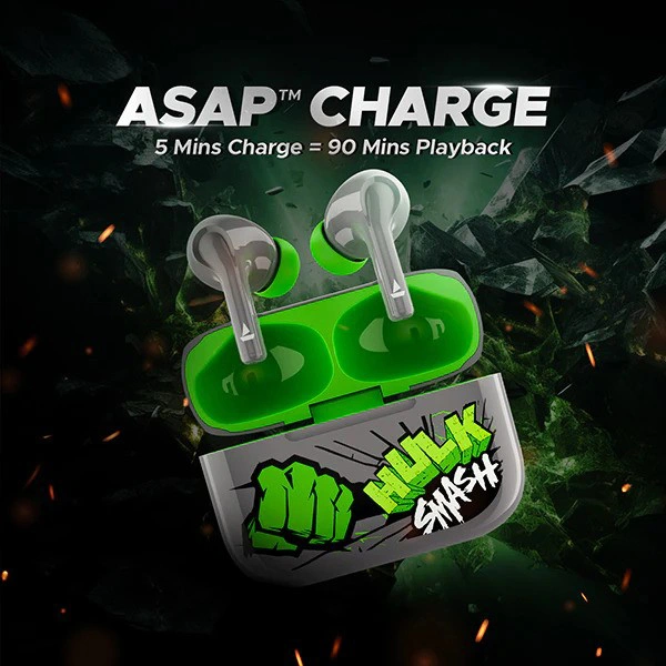 boAt Airdopes 161 Hulk Bluetooth Truly Wireless Earbuds