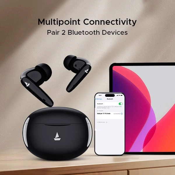boAt Airdopes 161 Pro Wireless Earbuds - Blue - Blue
